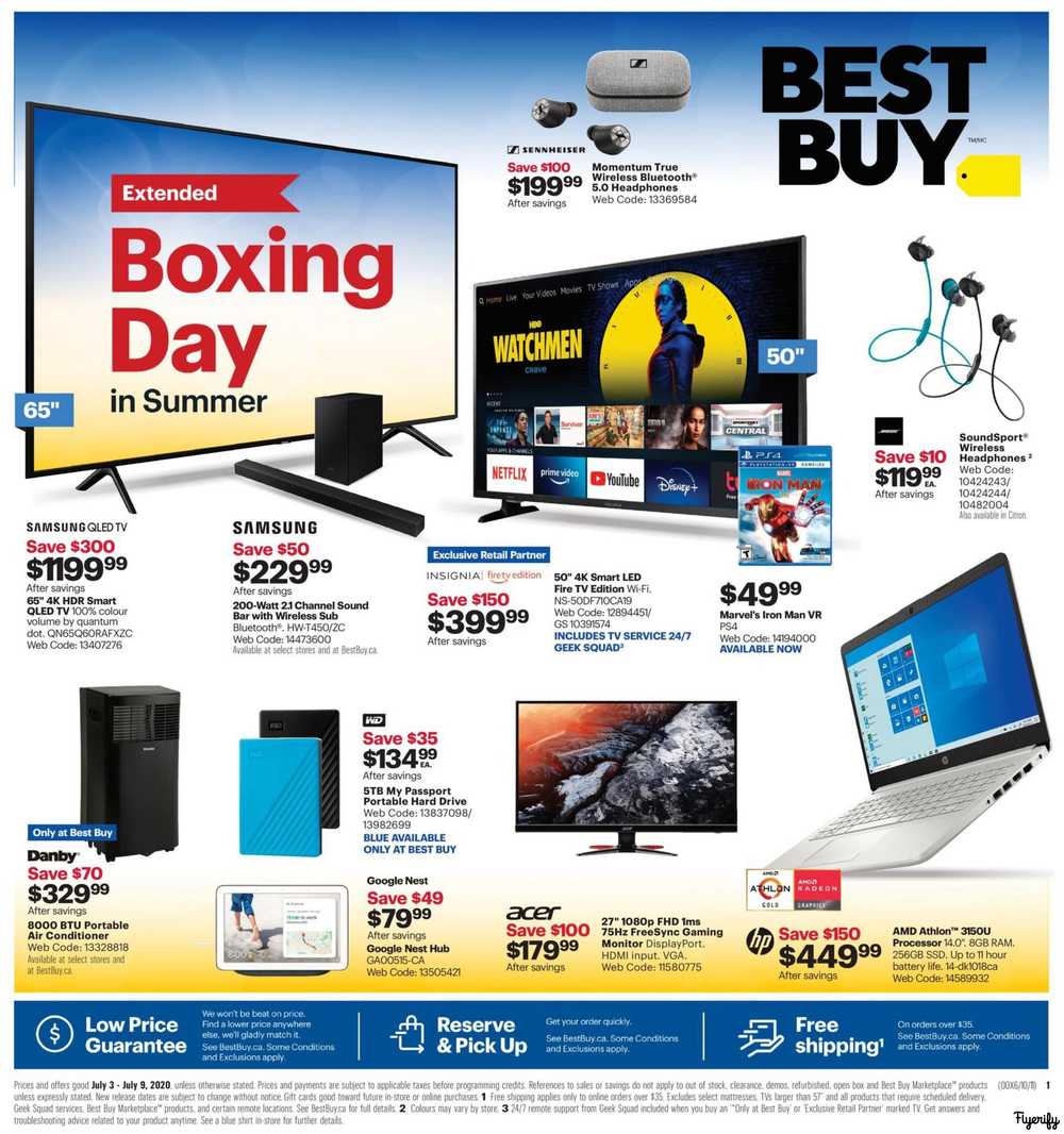Best Buy Flyer July 3 to 9 Canada