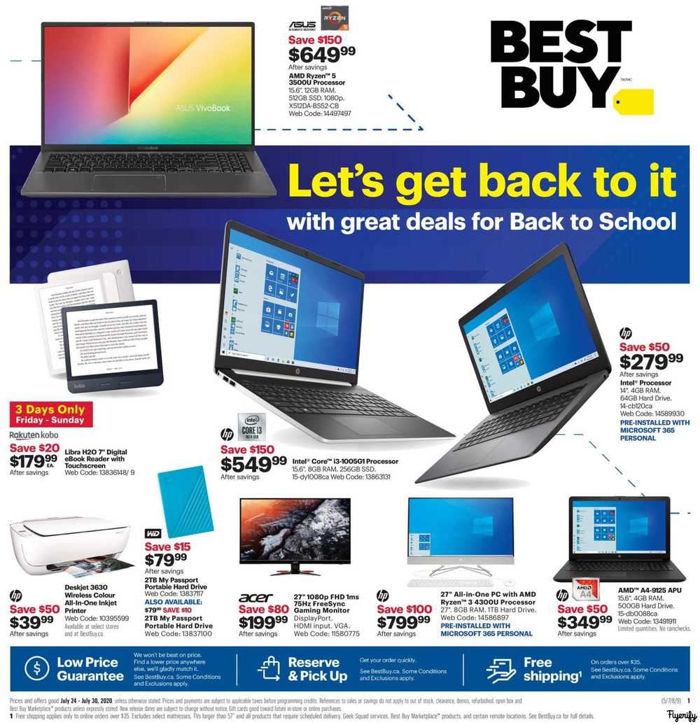 Best Buy Flyer July 24 to 30 Canada