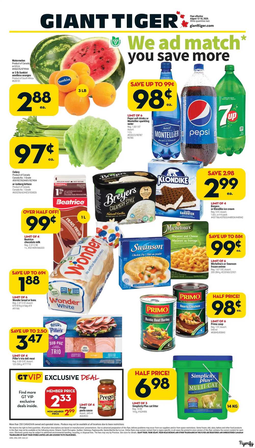 Giant Tiger (ON) Flyer August 12 to 18 Canada