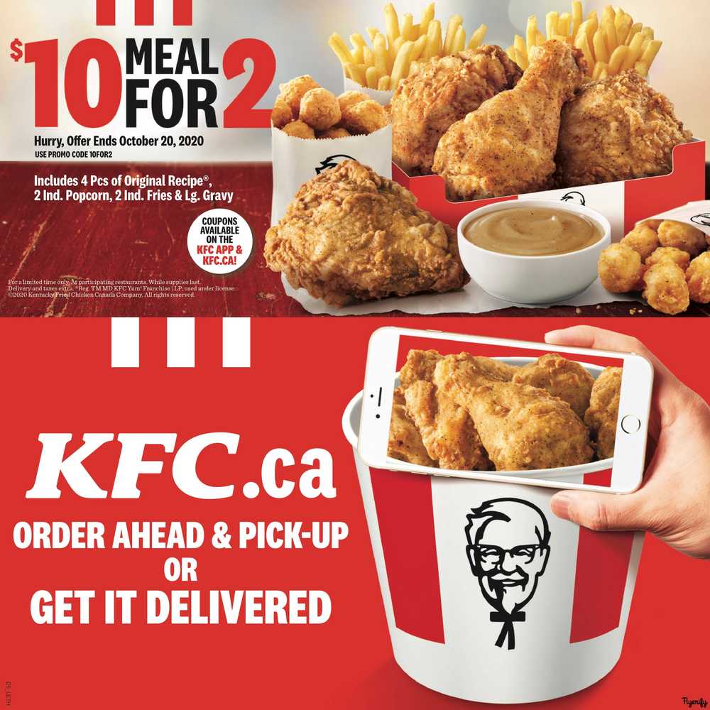 kfc coupons nb