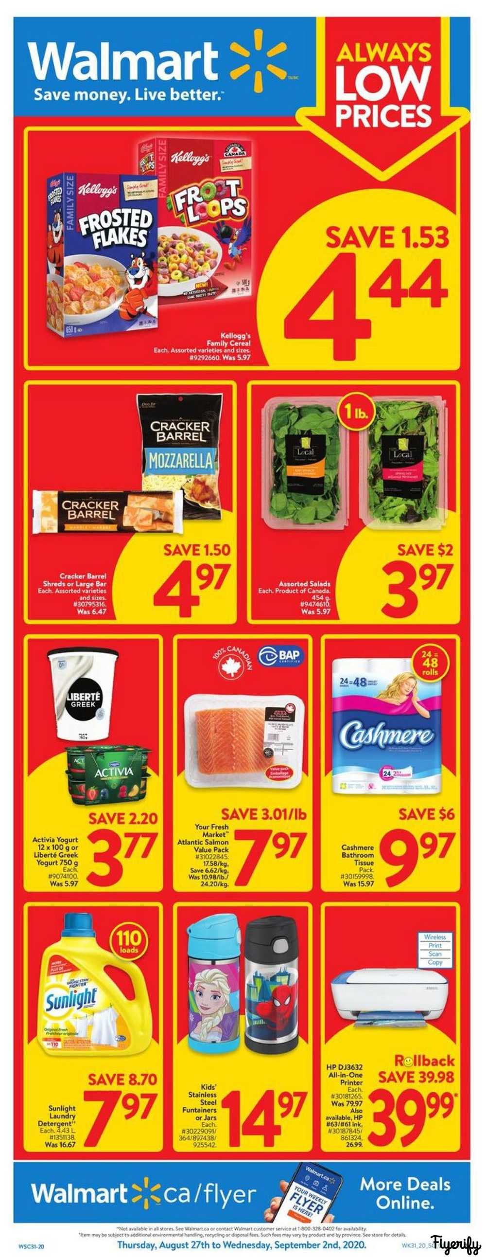 crystal flyer walmart