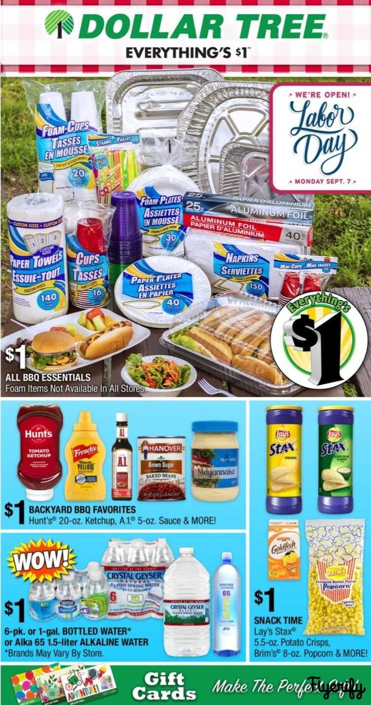 Dollar Tree Weekly Ad & Flyer August 30 to September 7 Canada
