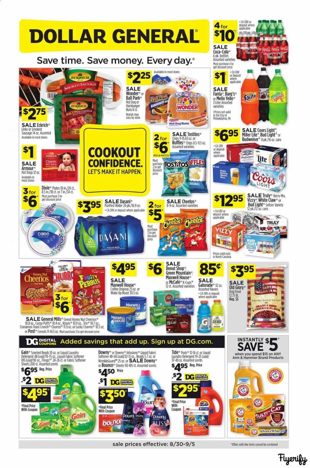 Dollar General Weekly Ad & Flyer August 30 to September 5 Canada