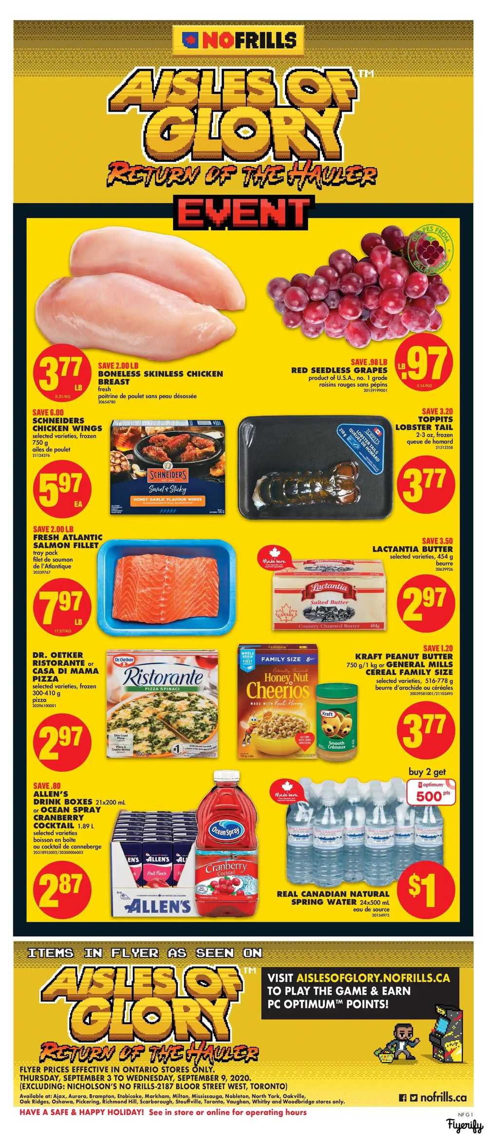 No Frills (GTA) Flyer September 3 to 9 Canada