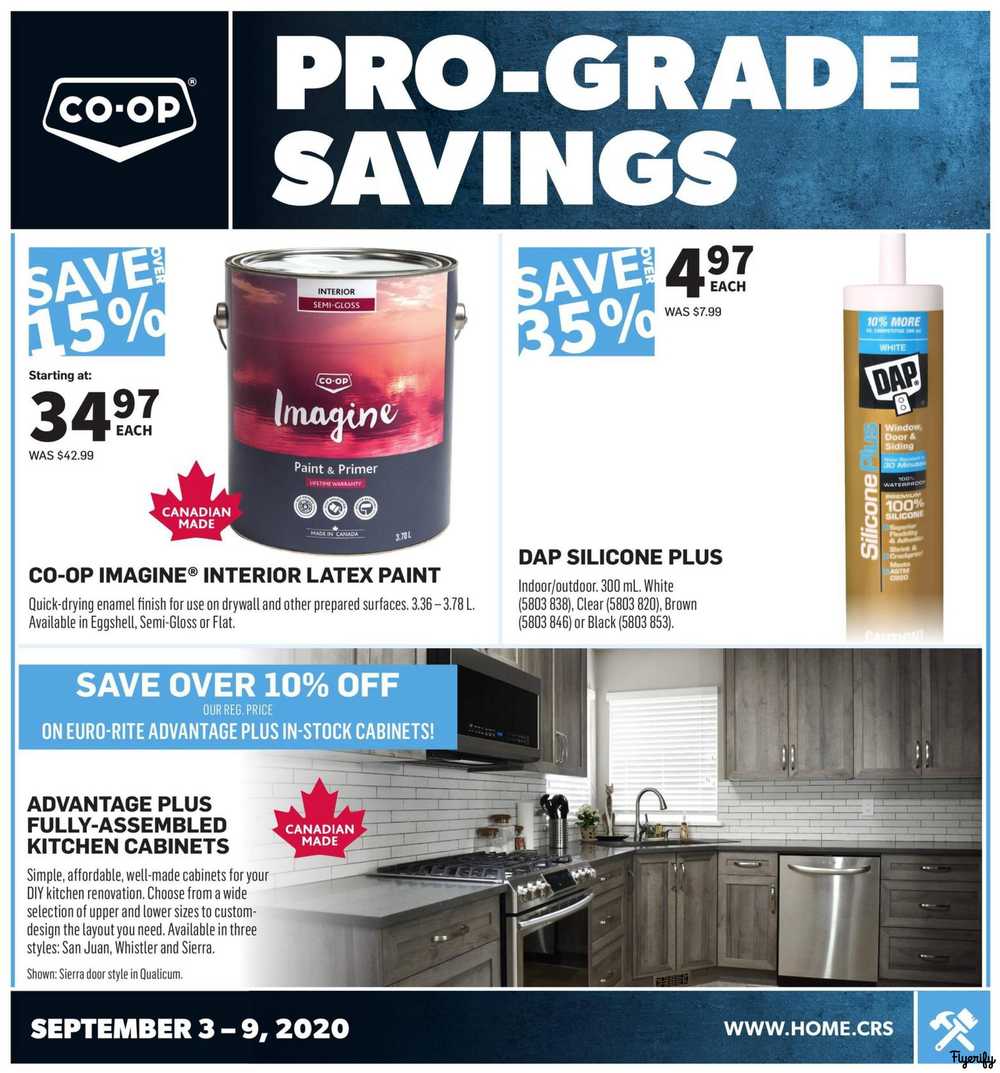 Coop (West) Home Centre Flyer September 3 to 9 Canada