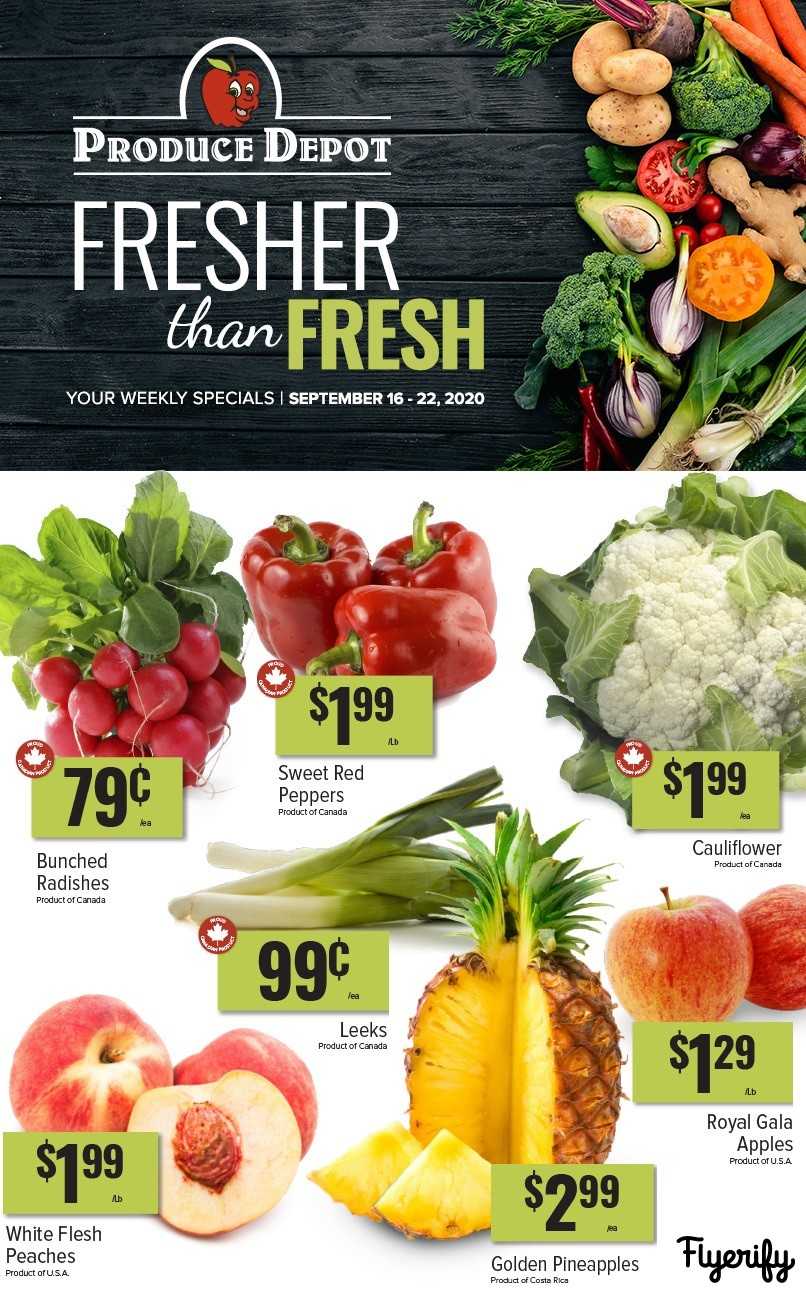 Produce Depot Flyer September 16 to 22 Canada