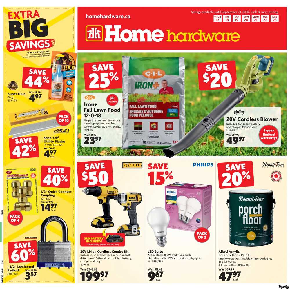 Home Hardware Flyers