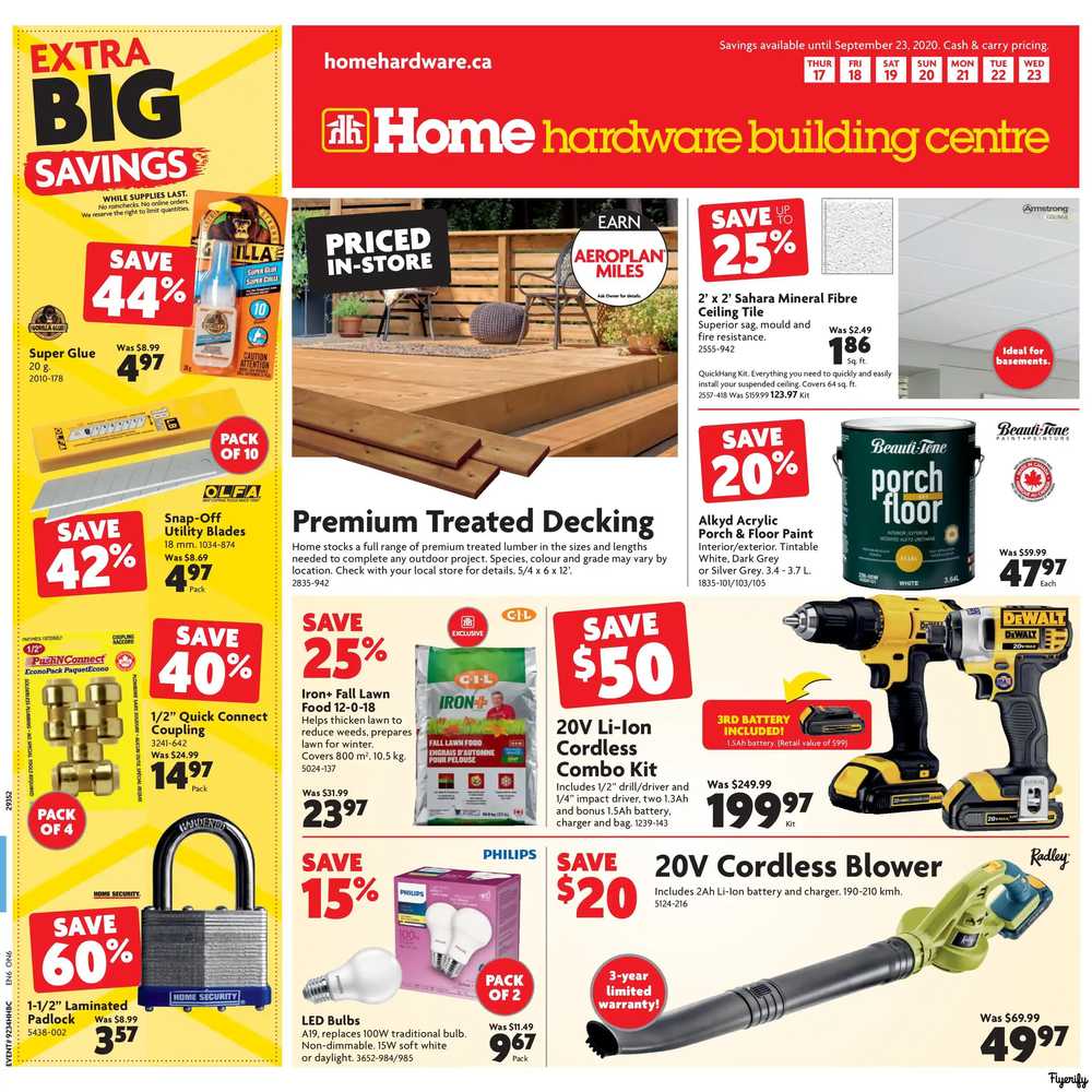Home Hardware Flyers