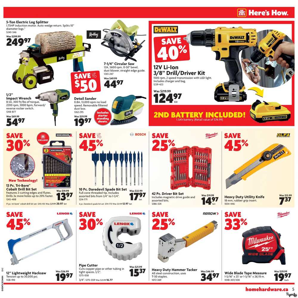 Home Hardware (Atlantic) Flyer September 17 to 23 Canada