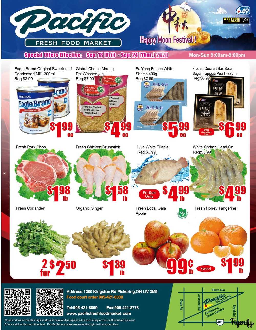 Pacific Fresh Food Market (Pickering) Flyer September 18 to 24 Canada