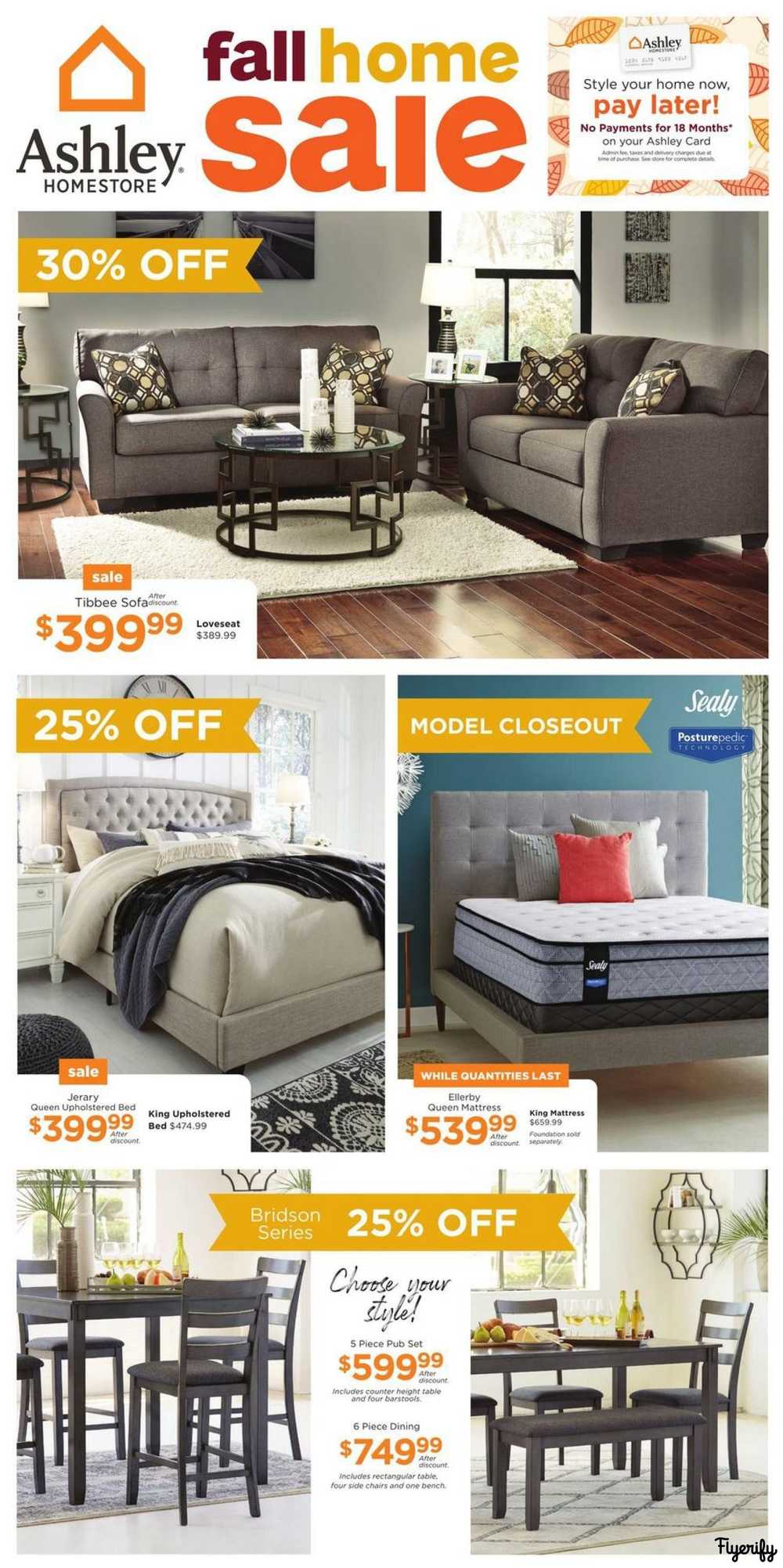 Ashley furniture homestore flyers