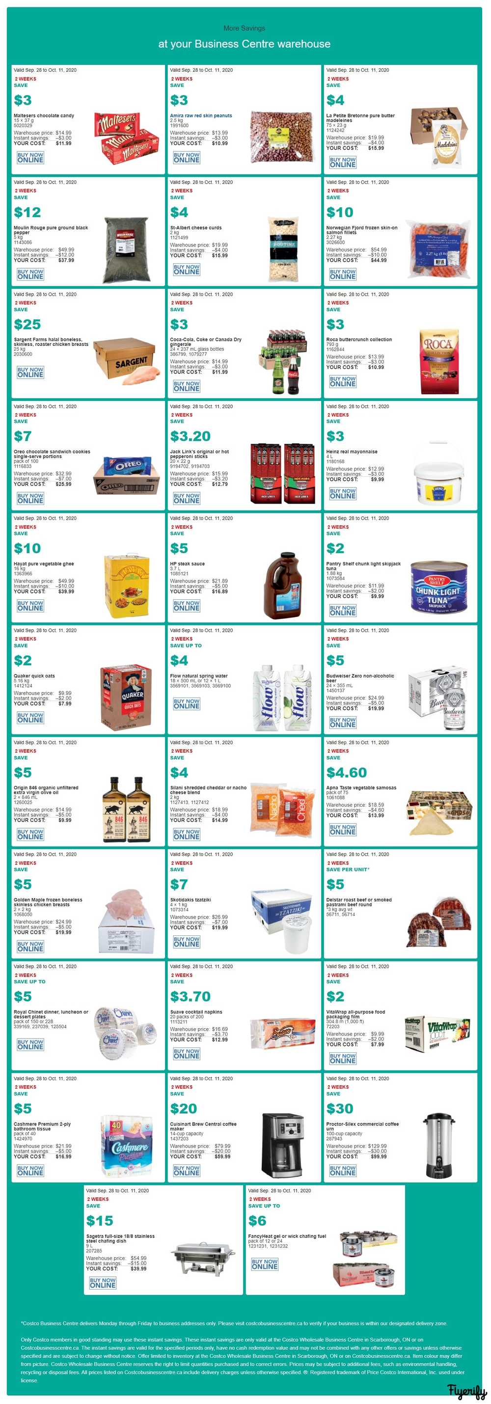 Costco Business Centre (Scarborough, ON) Instant Savings Flyer