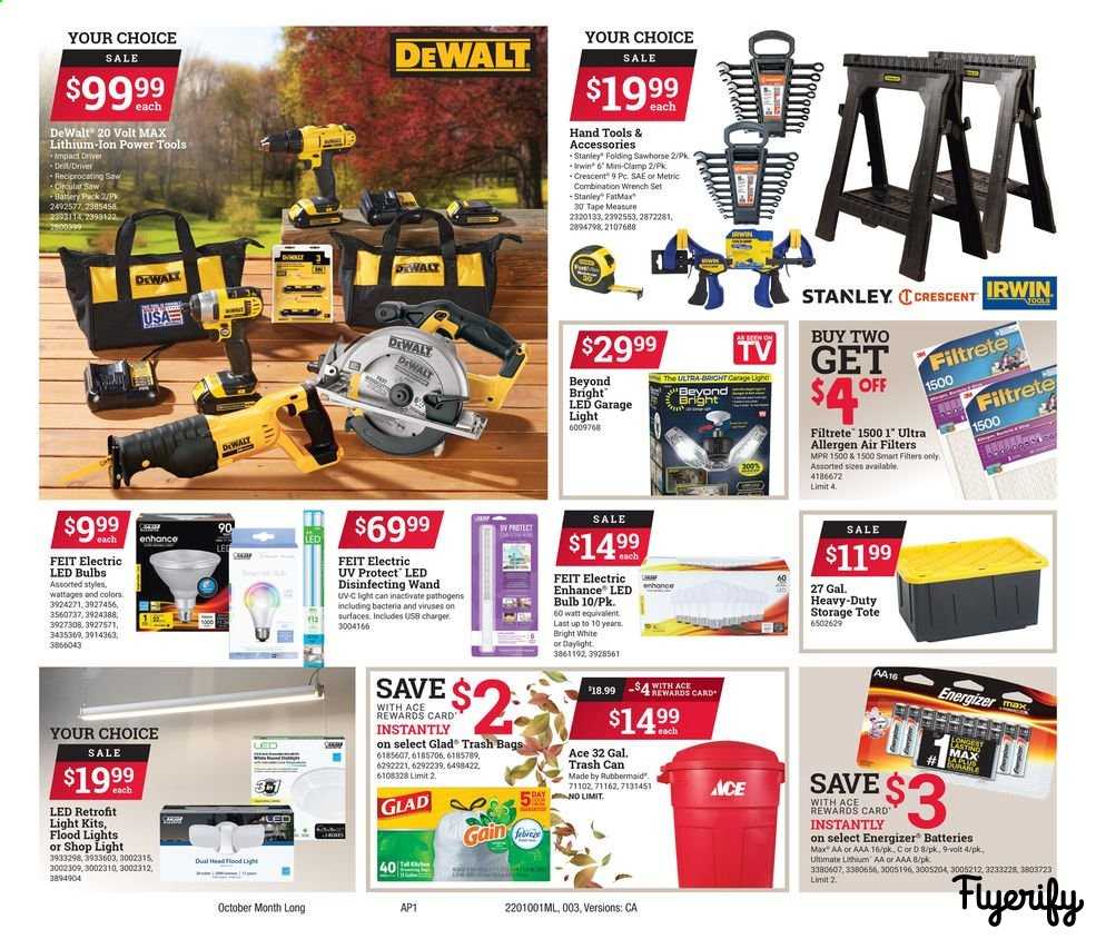ACE Hardware Weekly Ad & Flyer October 1 to 31 Canada