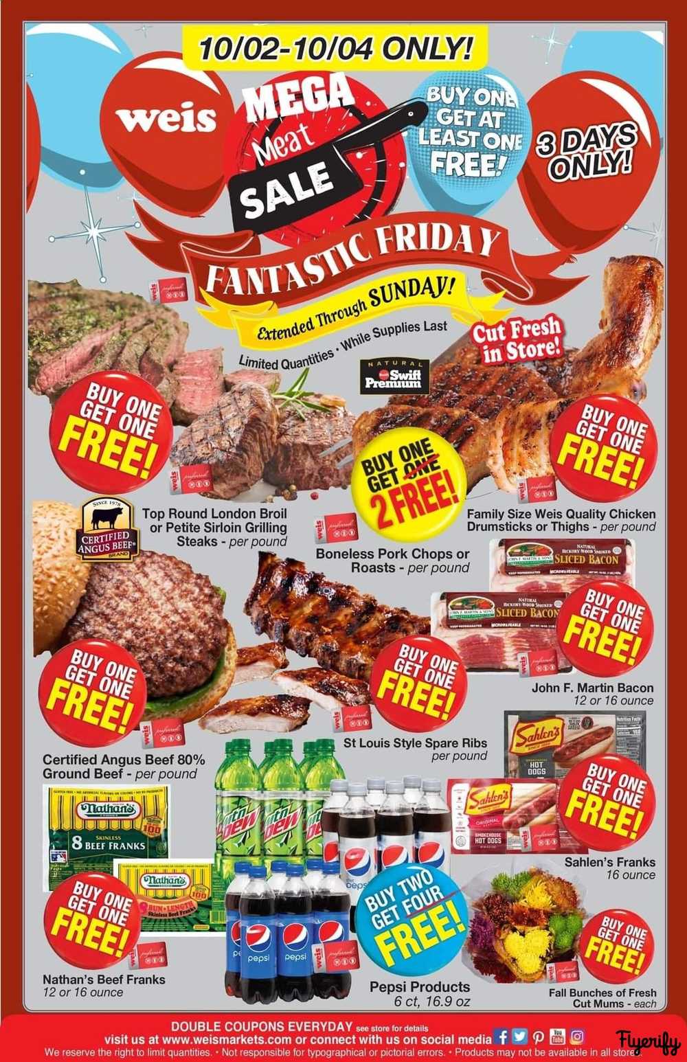 Weis Weekly Ad &amp; Flyer October 2 to 4 Canada