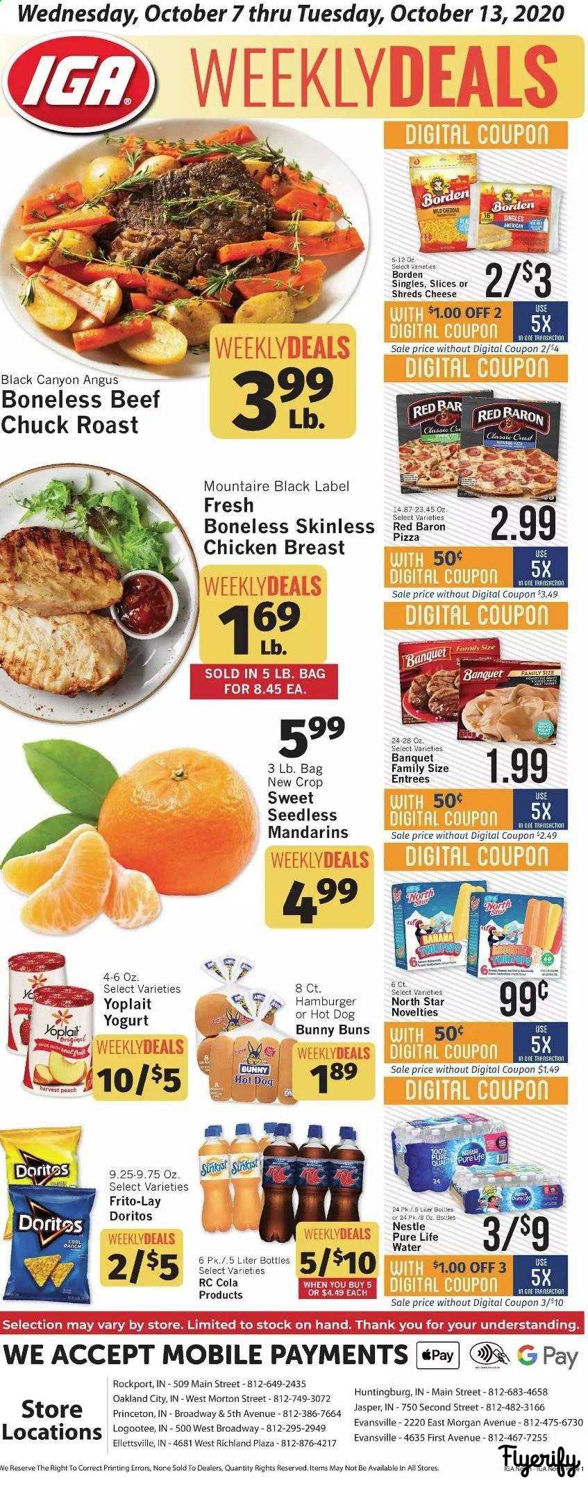 IGA (Indiana) Weekly Ad & Flyer October 7 to 13 Canada