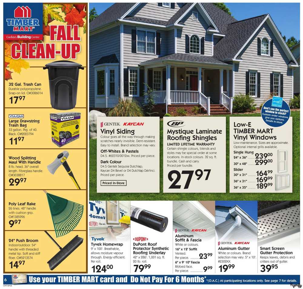 Timber Mart Flyer October 14 to 25 Canada