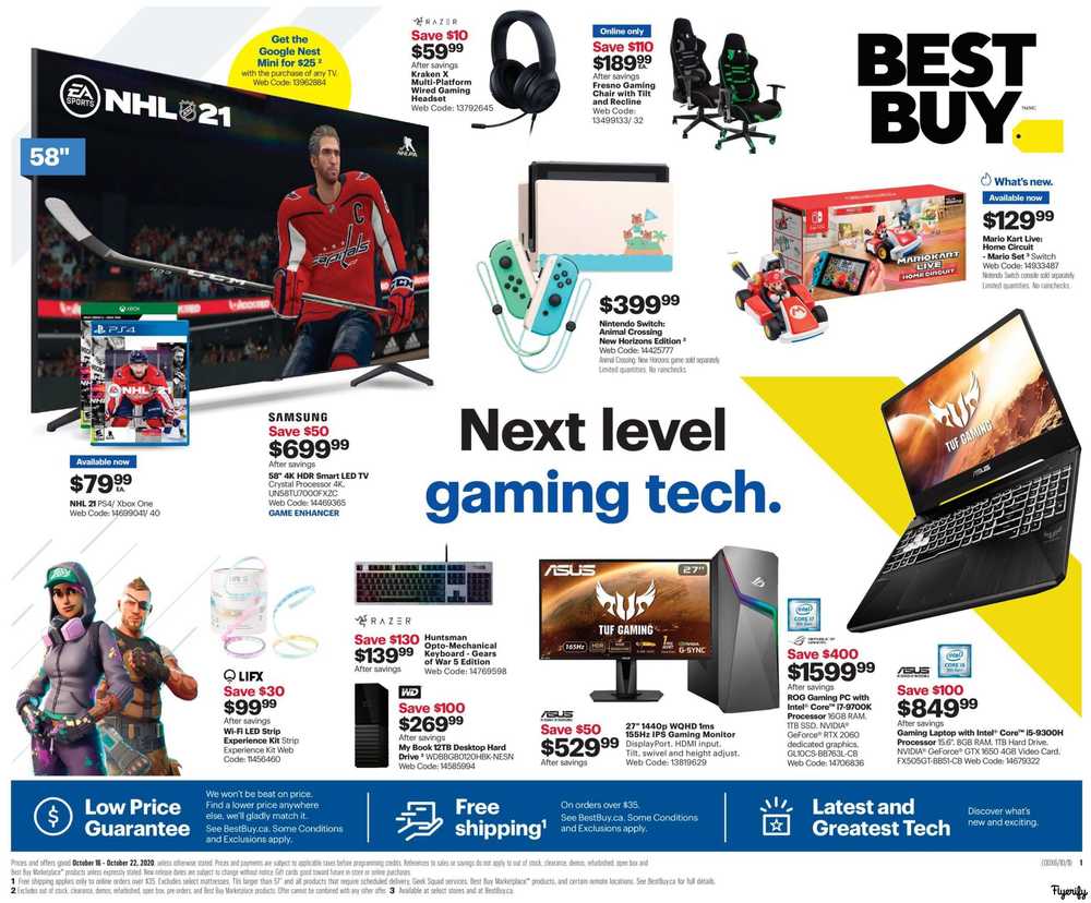 Best Buy Flyer October 16 to 22 Canada