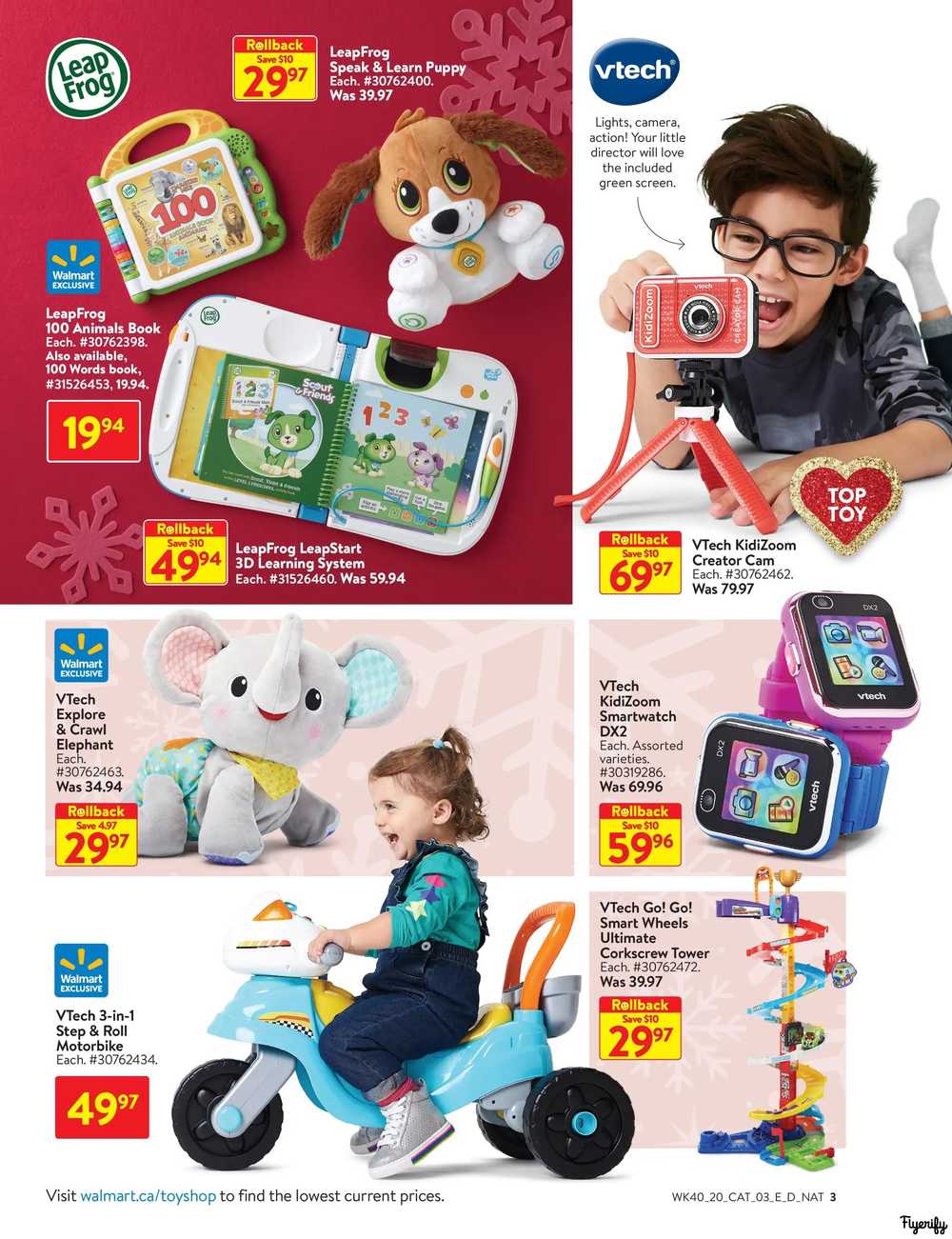 Walmart Toy Shop Flyer October 29 to December 24 Canada