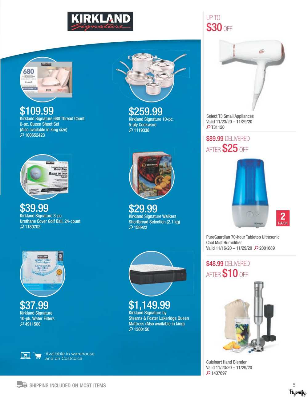 Costco Online Catalogue November 1 to 30 Canada