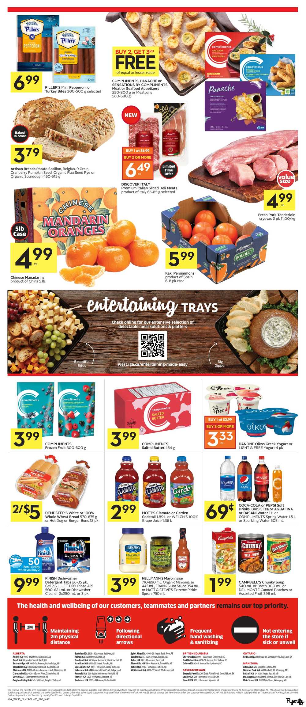 IGA Stores of BC Flyer November 20 to 26 Canada