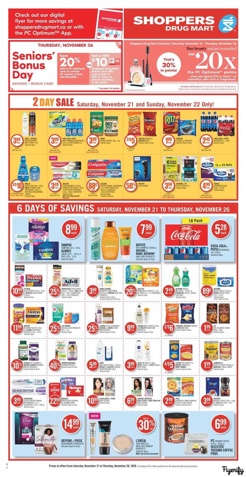 Shoppers Drug Mart (ON) Flyer November 21 to 26 Canada