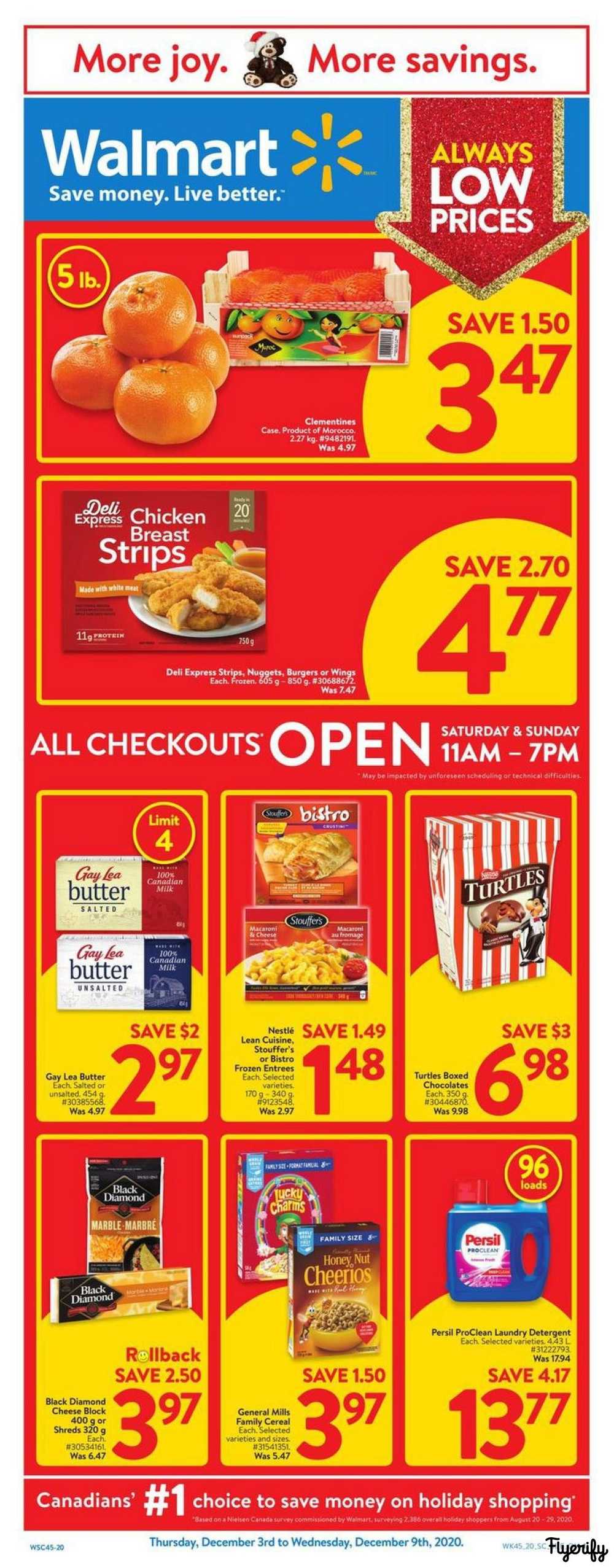 Walmart (ON) Flyer December 3 to 9 Canada