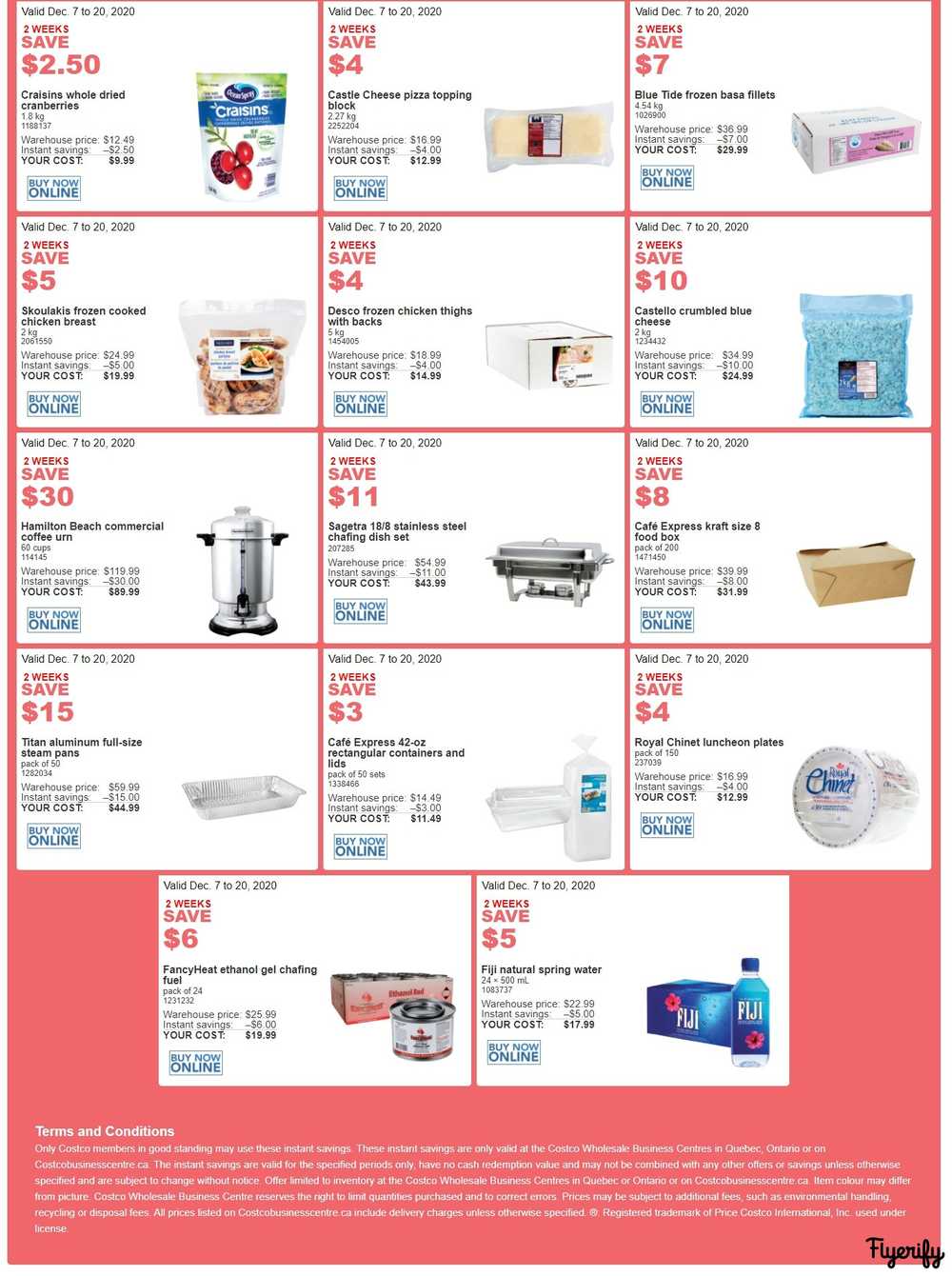 Costco Business Centre Instant Savings Flyer December 7 to 20 Canada
