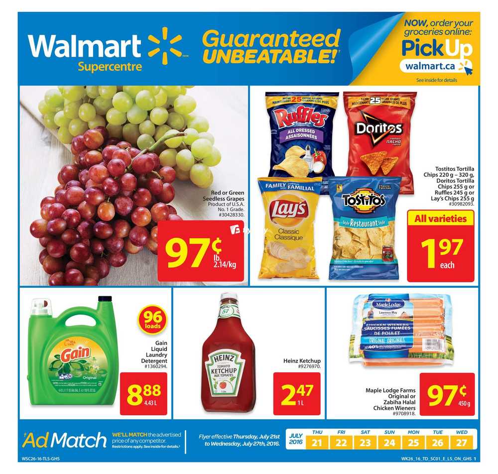 crystal flyer walmart