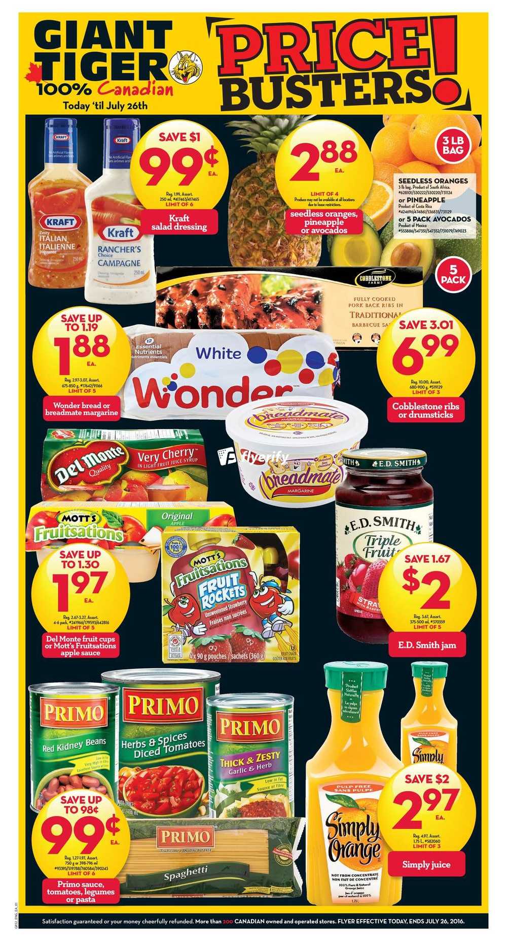 Giant Tiger (ON) Flyer July 20 to 26 Canada