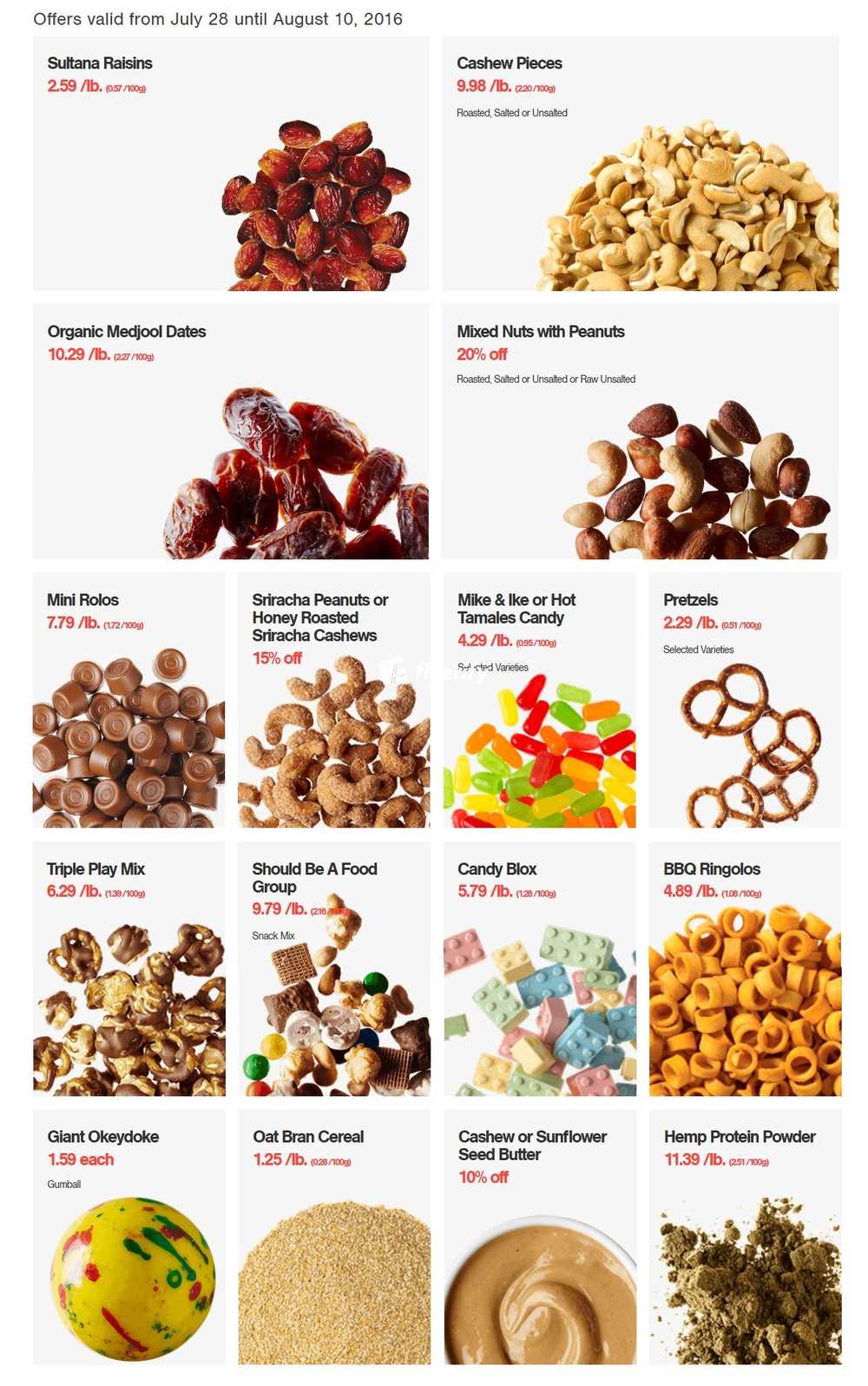 Bulk Barn Qc Flyer July 28 To August 10 Canada