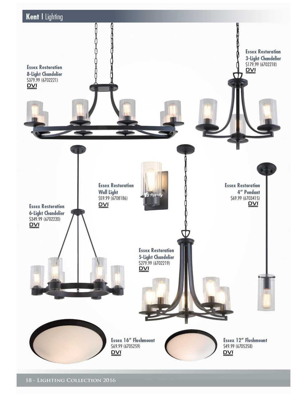 Kent Building Supplies Lighting Collection Catalogue Canada