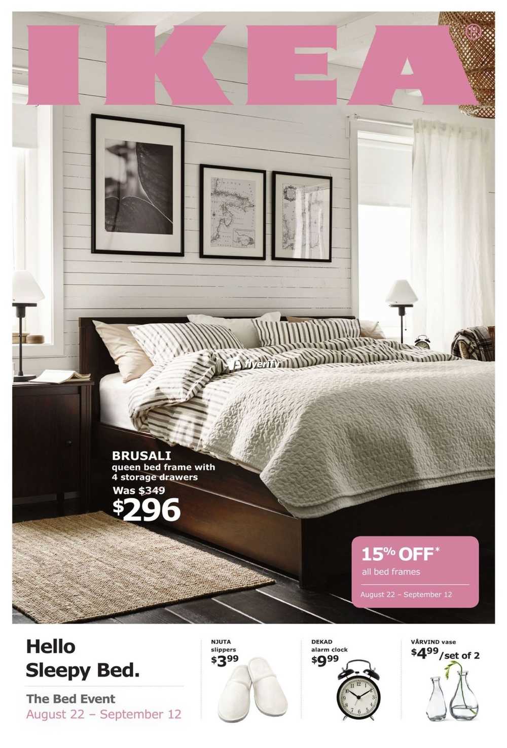 Ikea Bed Event Flyer August 22 To September 12 Canada