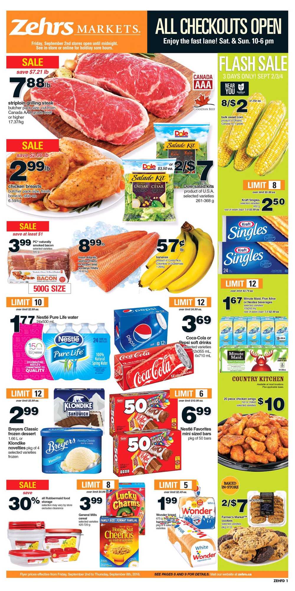 Zehrs Flyer September 2 to 8 Canada