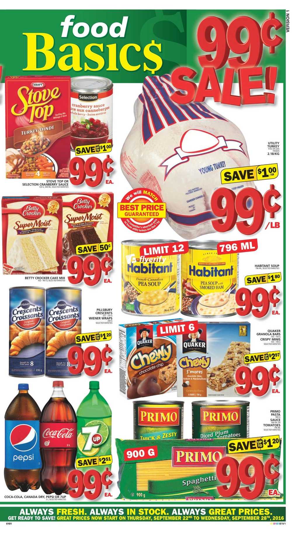Food Basics Flyer September 22 to 28 Canada Food Basics Flyer September 22 to 28 Canada