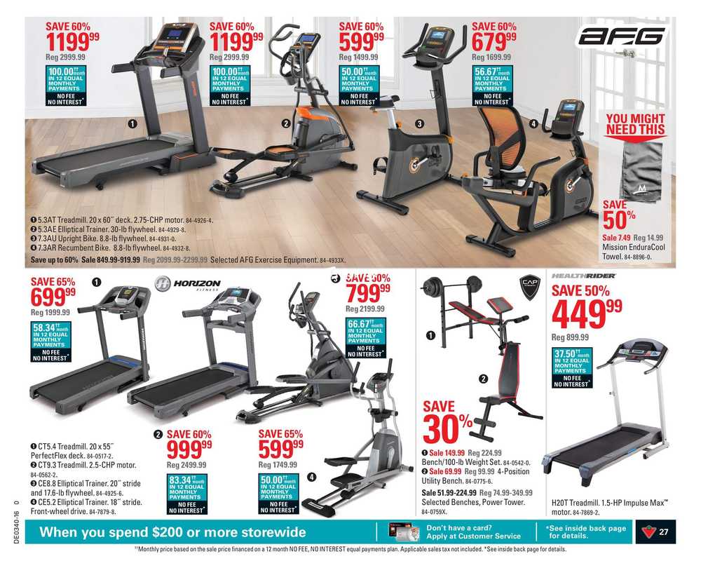 exercise bike sale canadian tire