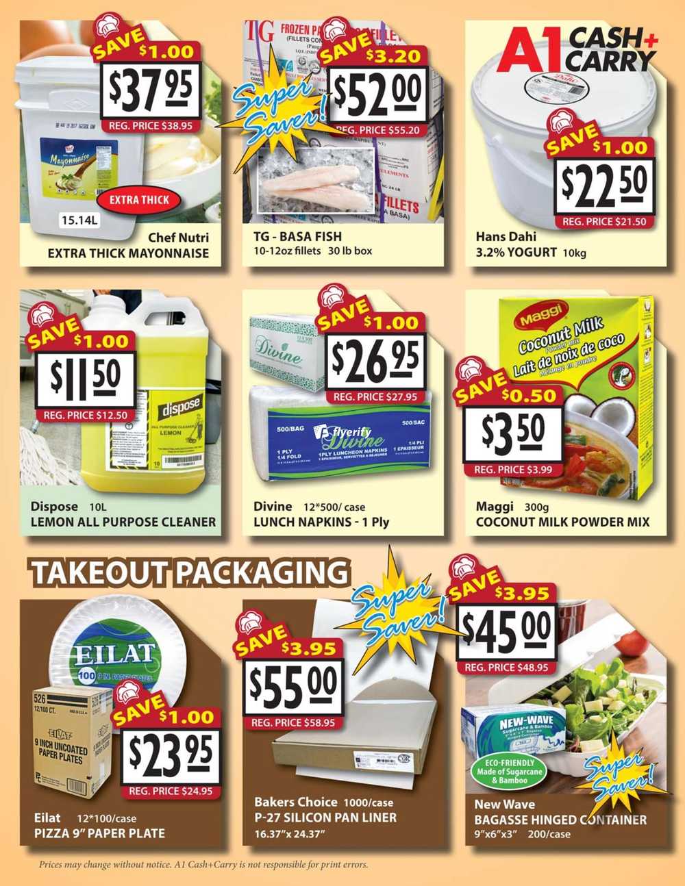 A1 Cash and Carry Flyer October 1 to 31 Canada