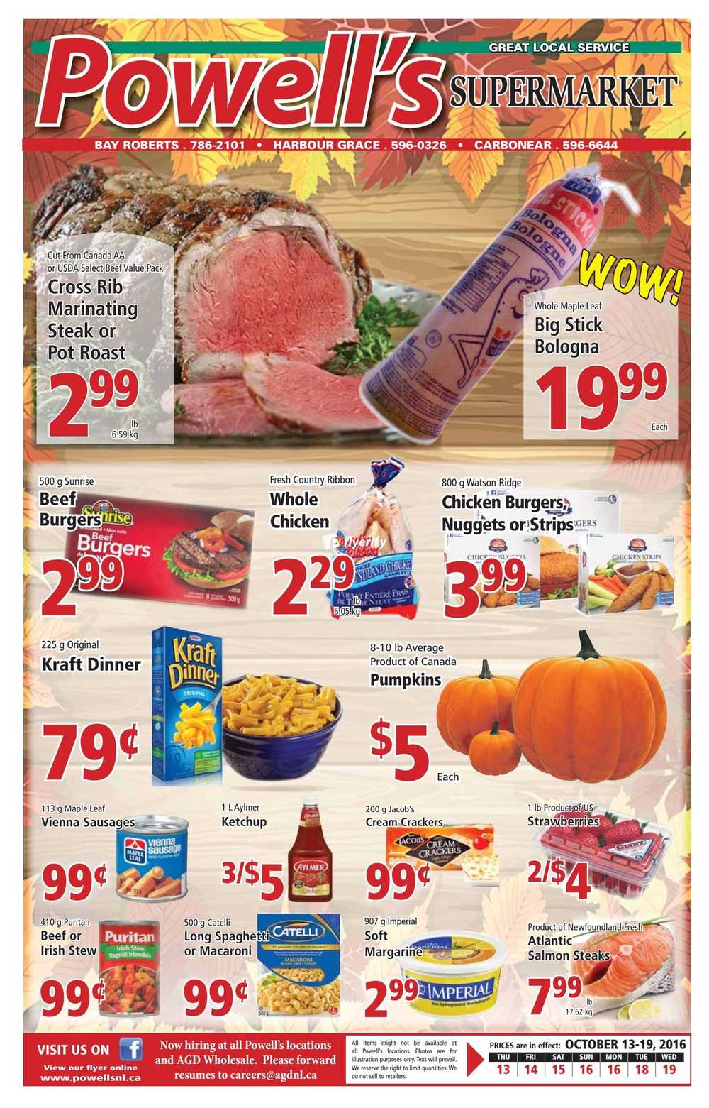 Powells Supermarket Flyer October 13 To 19 Canada