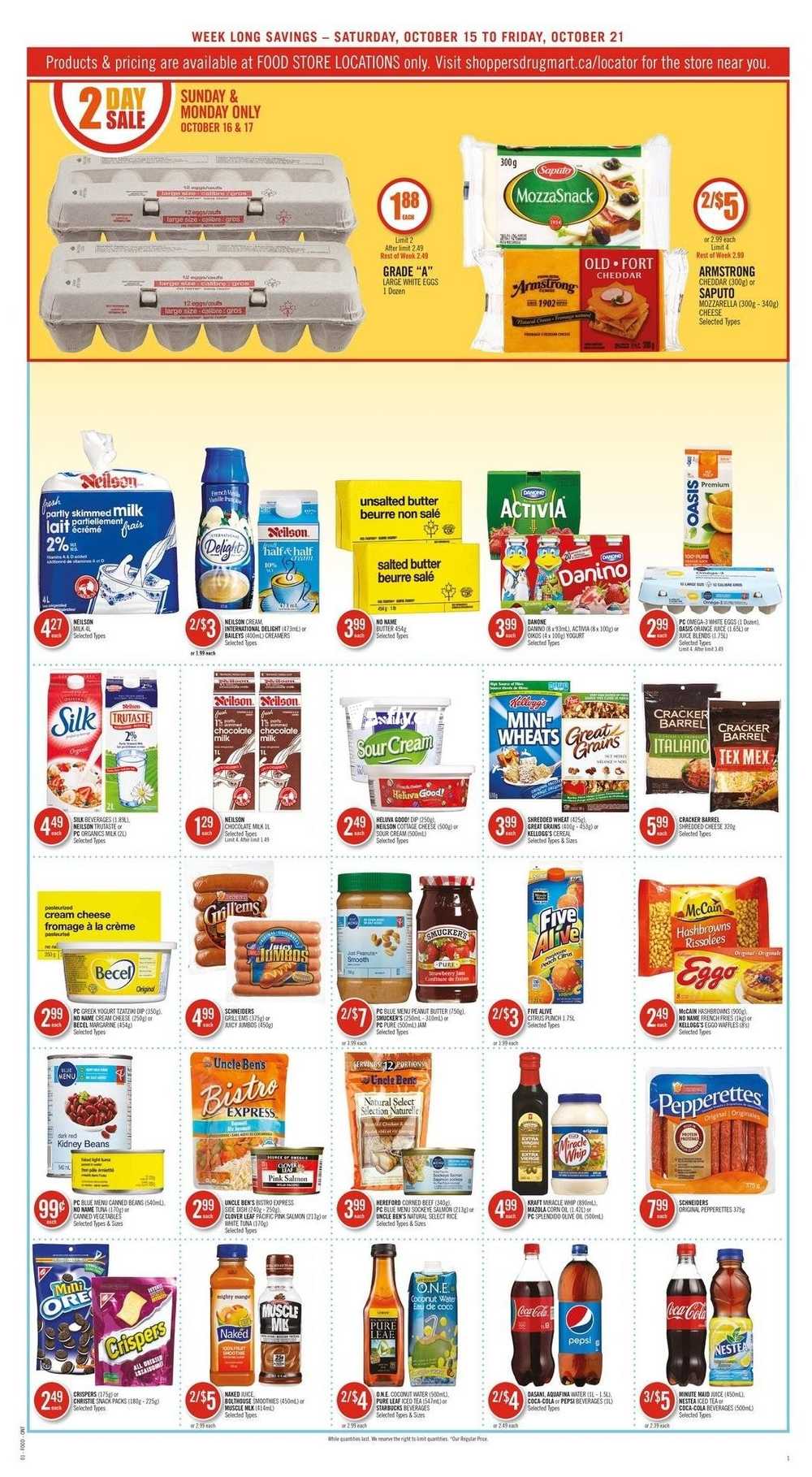 Shoppers Drug Mart (ON) Flyer October 15 to 21 Canada