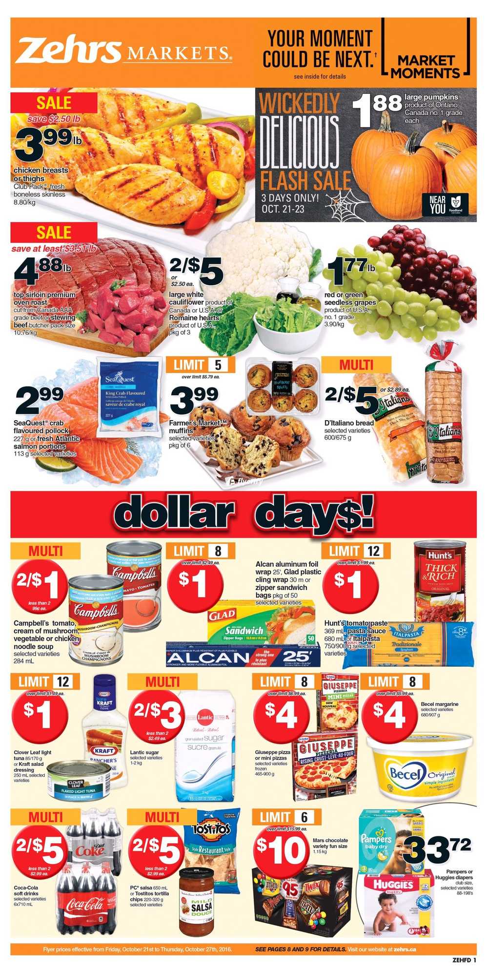 Zehrs Flyer October 21 to 27 Canada