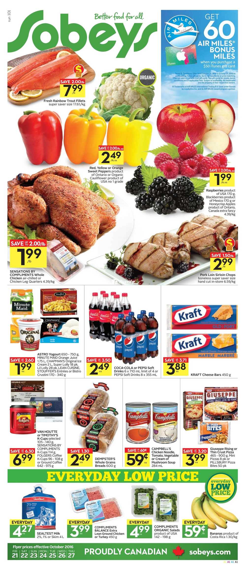 Sobeys (ON) Flyer October 21 to 27 Canada