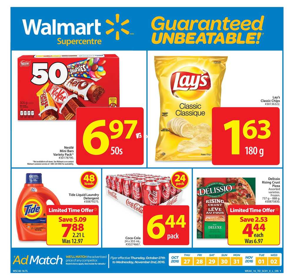 crystal flyer walmart