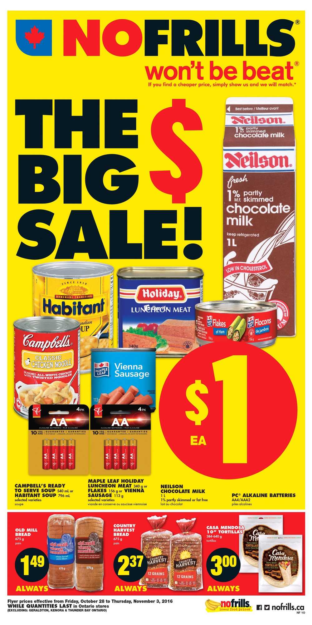 No Frills (ON) Flyer October 28 to November 3 Canada No Frills (ON) Flyer October 28 to November 3 Canada