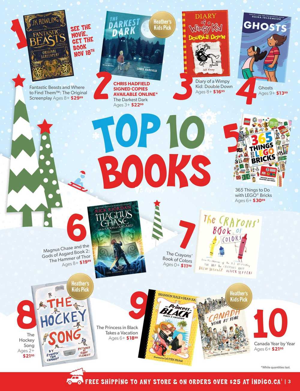 Indigo Chapters Kids Toy & Books Catalogue November 3 to December 24 Canada
