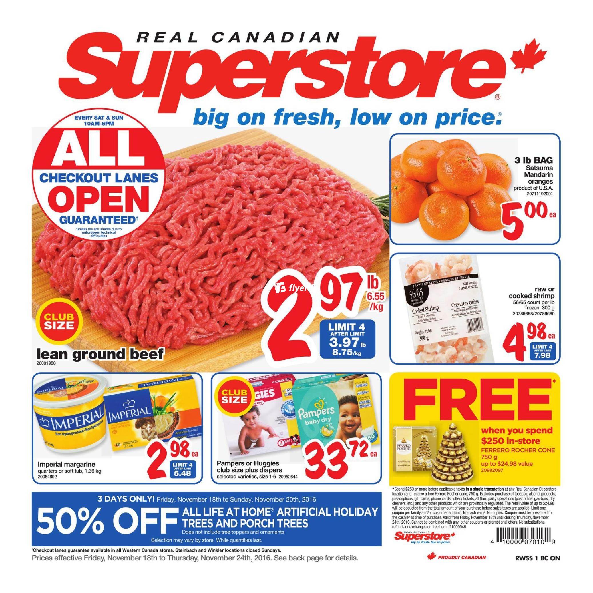 Real Canadian Superstore (West) Flyer November 18 to 24 Canada