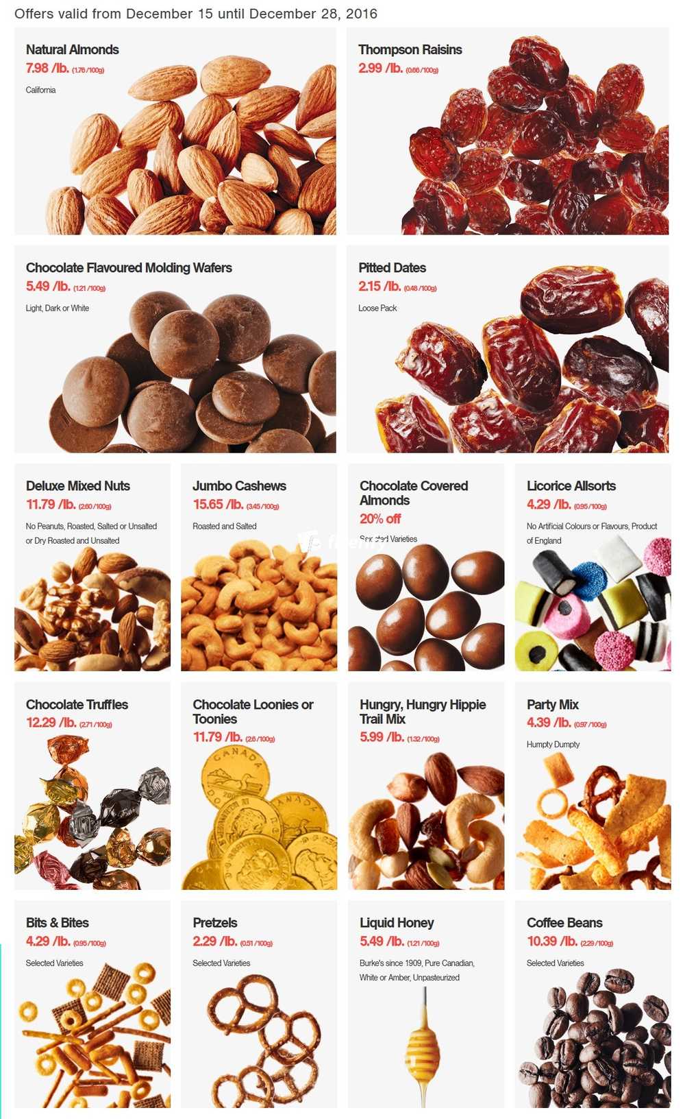Bulk Barn Qc Atlantic Flyer December 15 To 28 Canada