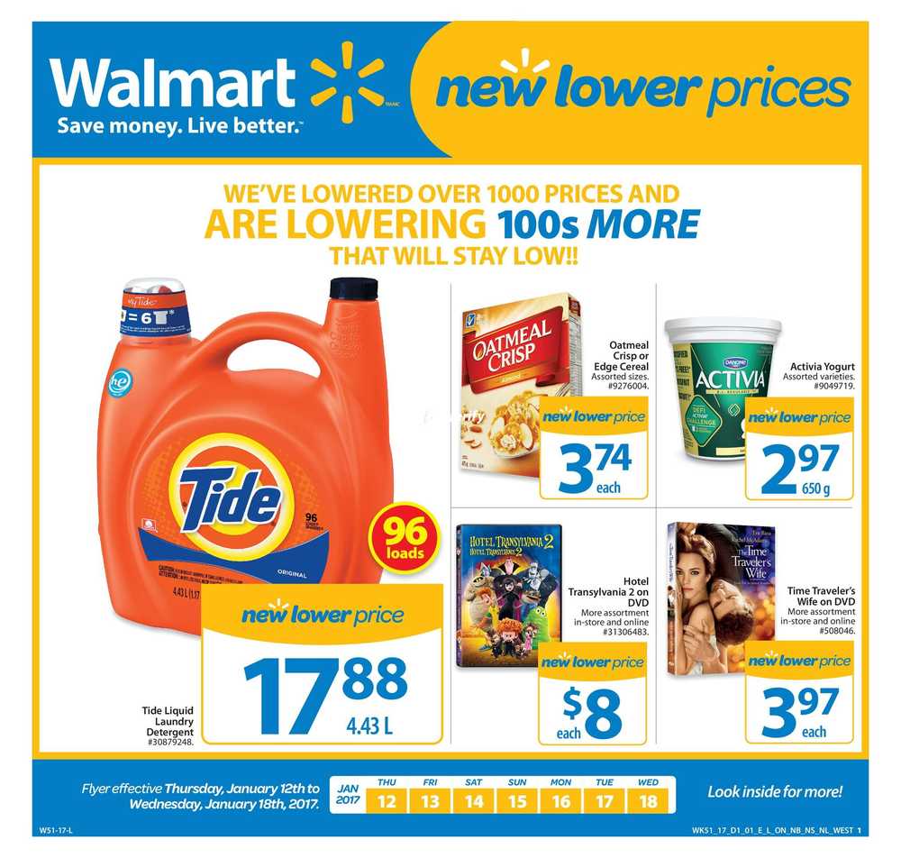 crystal flyer walmart
