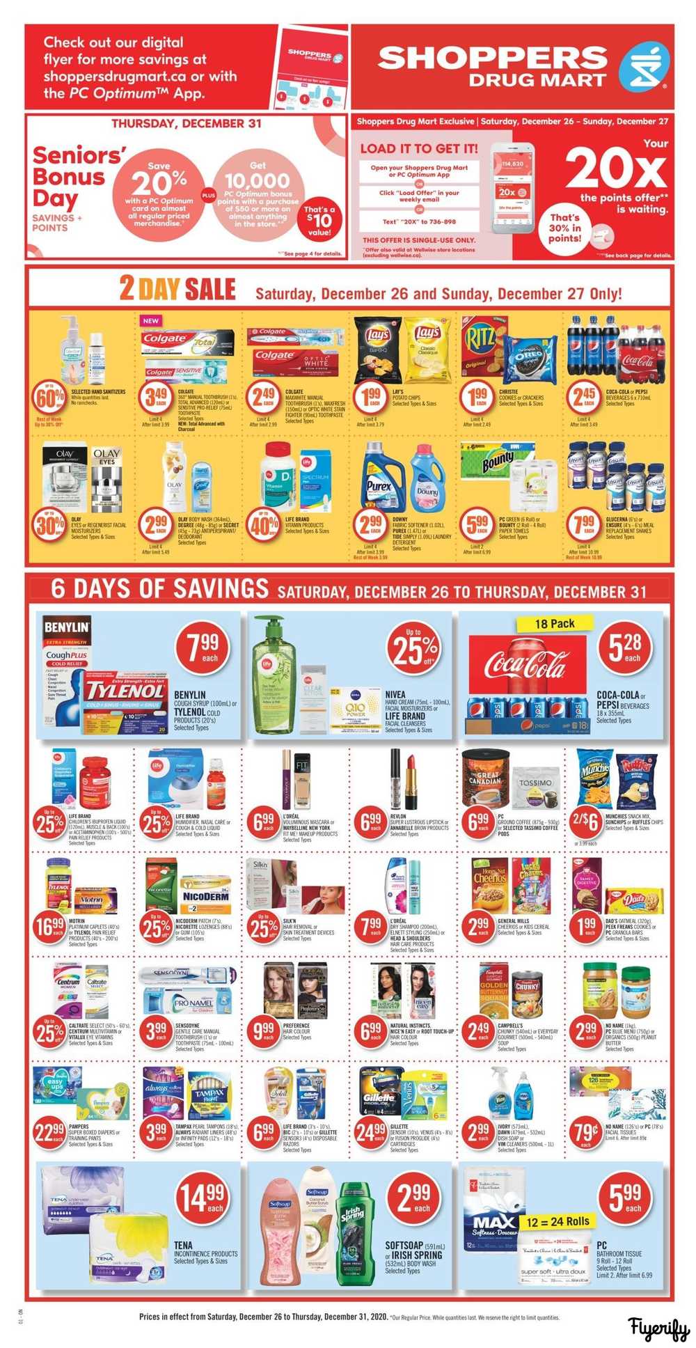 Shoppers Drug Mart (on) Flyer December 26 To 31 Canada