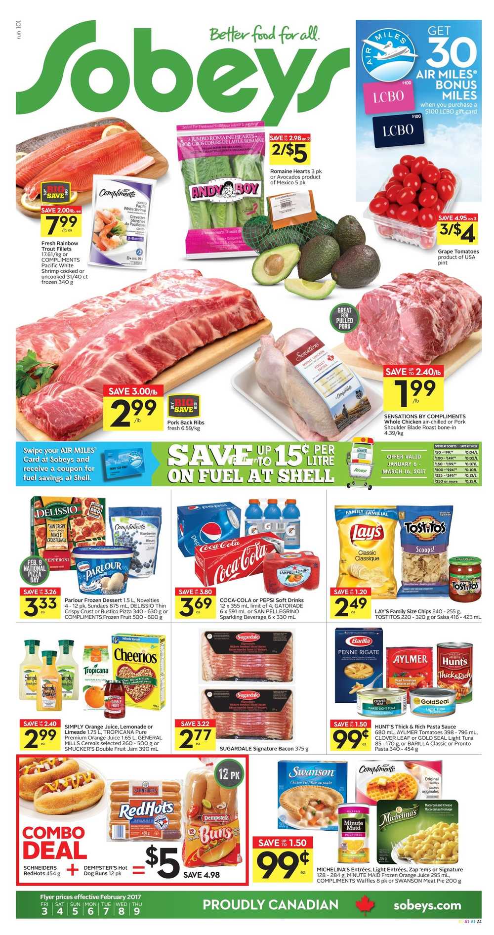 Sobeys (ON) Flyer February 3 to 9 Canada