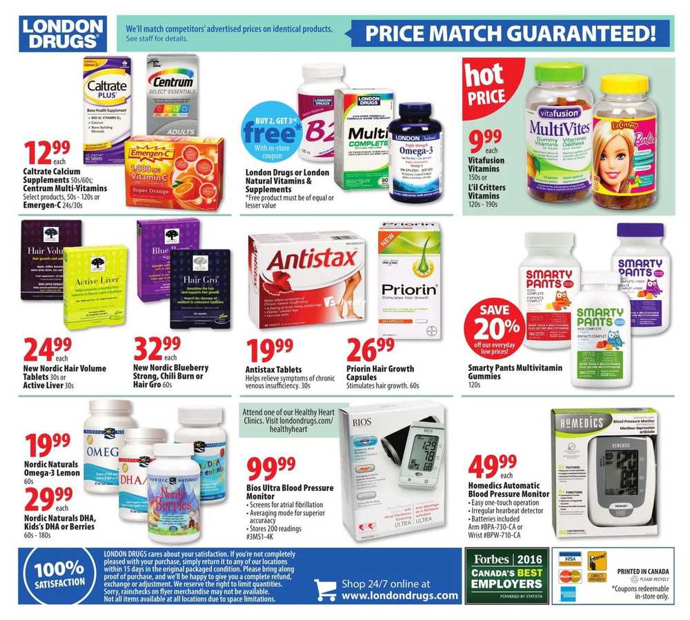 London Drugs Vitamins Savings Event Flyer February 10 to 22 Canada