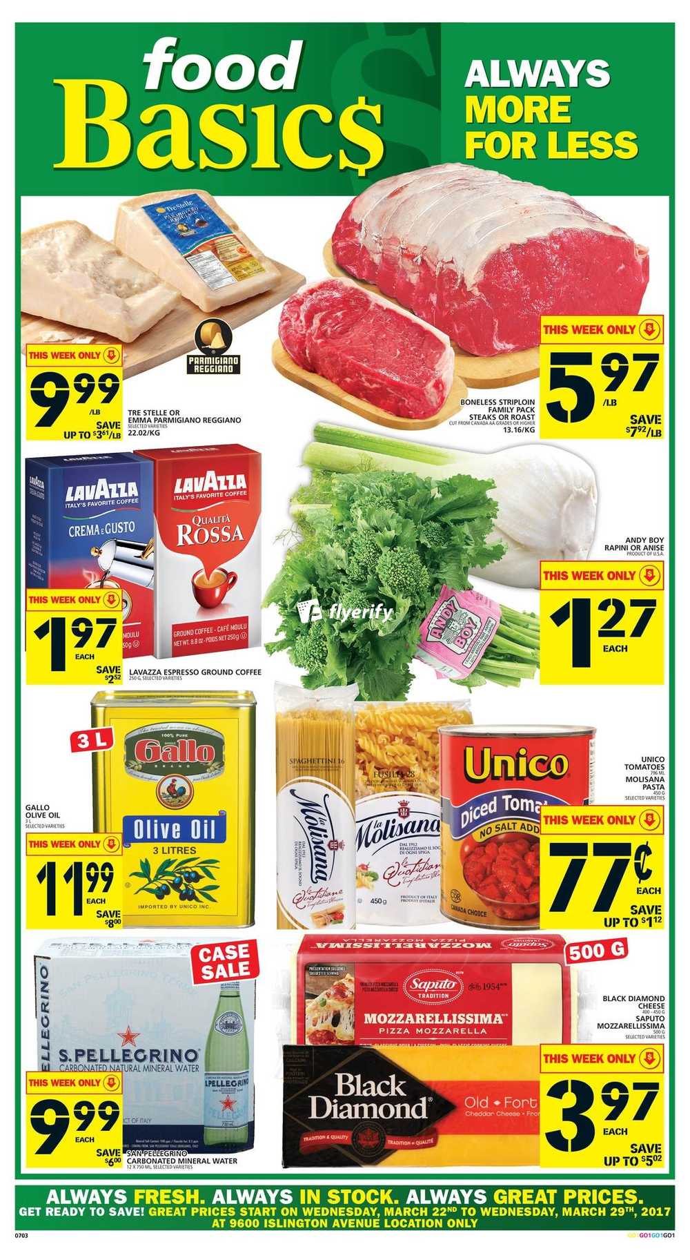 Food Basics (Woodbridge) Flyer March 22 to 29 Canada